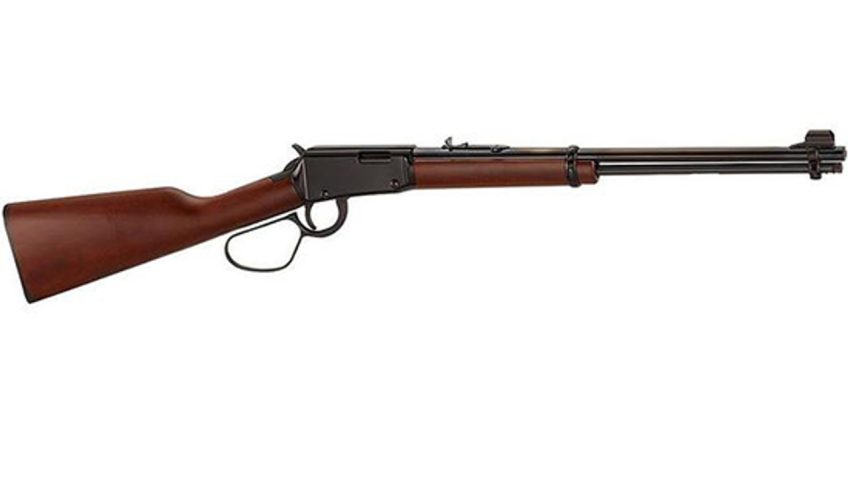 Henry Large Loop Lever .22 LR, 18.25" Barrel, American Walnut, Blued, 15rd