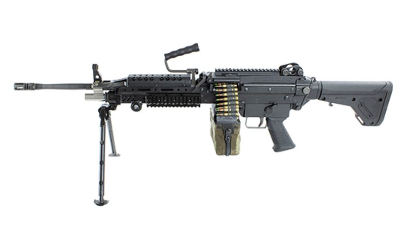 Infantry Defense Systems Multimax SAW 5.56 Belt Fed, Closed Bolt, Semi Auto 16" Barrel, Ships In Trunk Case