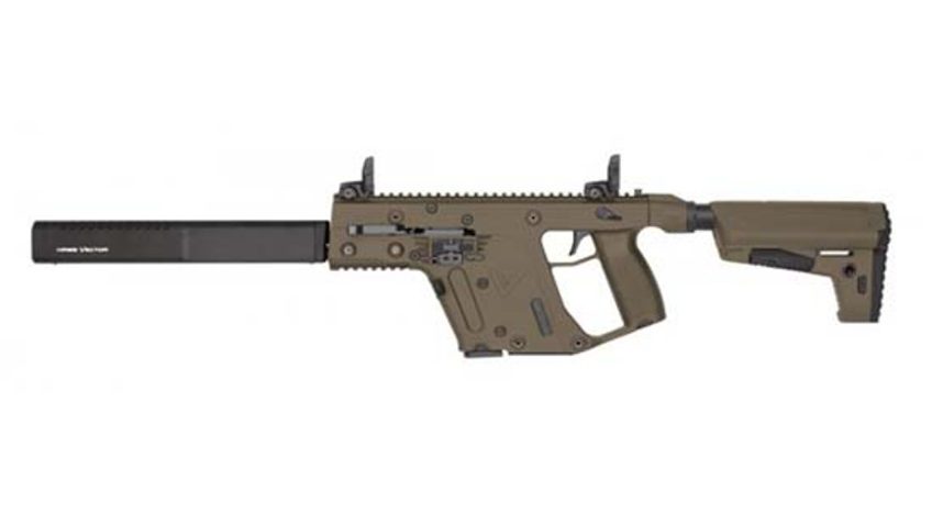 Kriss Vector CRB *CA Compliant* 9mm, 16" Barrel, M4 Stock, FDE, 10rd