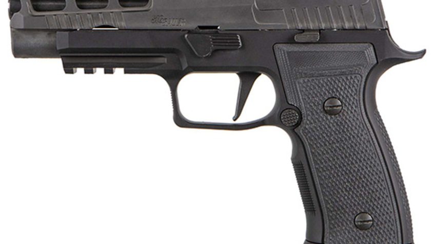 SIG P320 9mm X-Series, 4.7" Barrel, Black, Striker, X-Ray 3, AXG Mod Grip, Pro-Cut, Magwell, 2x10rd Mags