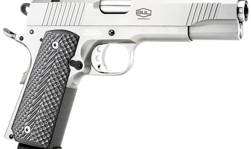 BUL Armory 1911 Government Stainless 9mm 5" Barrel 10-Rounds 3-Dot Novak Sights