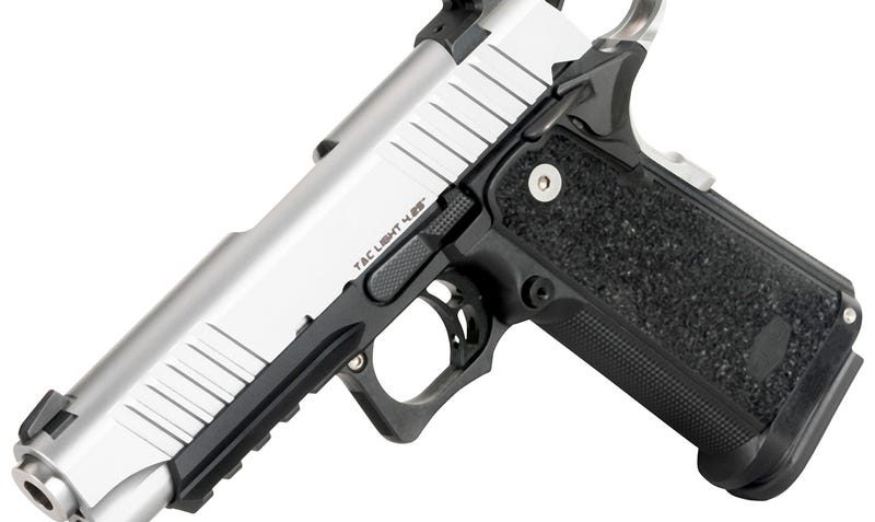 BUL Armory SASII Tac Light 9mm 4.25" Barrel 18-Rounds Silver Slide