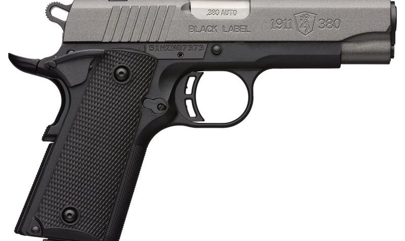 Browning 1911-380 Black Label Pro Tungsten .380 ACP 4.25" Barrel 8-Rounds Accessory Rail