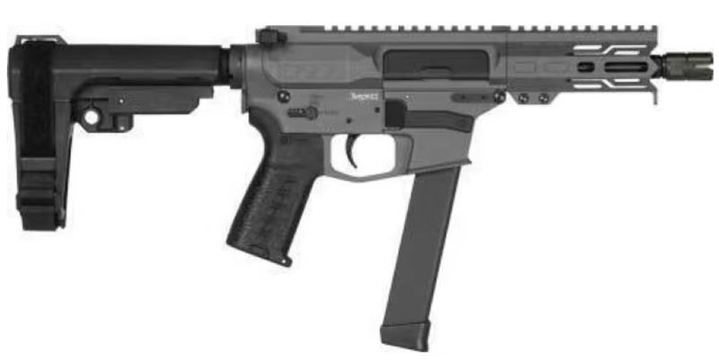 CMMG Banshee MKGS 9mm 5" Barrel 33 Rounds Ripbrace Tungsten