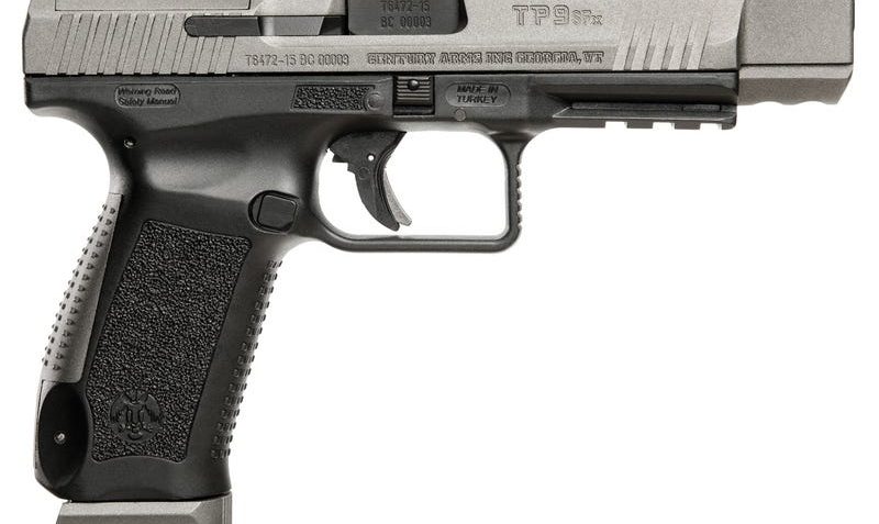 Canik TP9SFx Tungsten 9mm 5.2" Barrel 20-Rounds Warren Tactical Sights