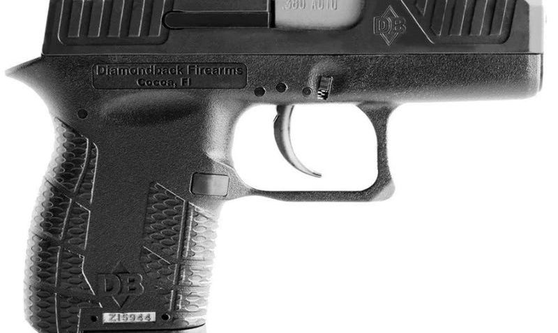 Diamond DB380 Pistol .380 ACP 2" Barrel 6-Rounds 3-Dot Adjustable Sights