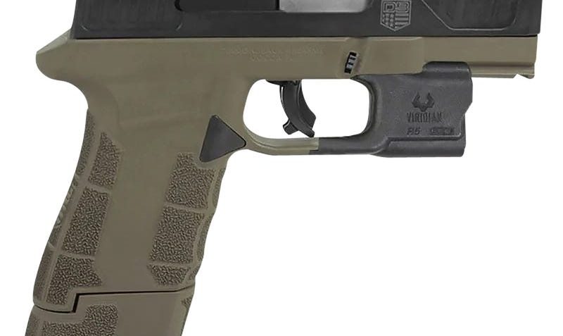 Diamondback DBAM29 Sub-Compact Flat Dark Earth 9mm 3.5" Barrel 17-Rounds Viridian Laser