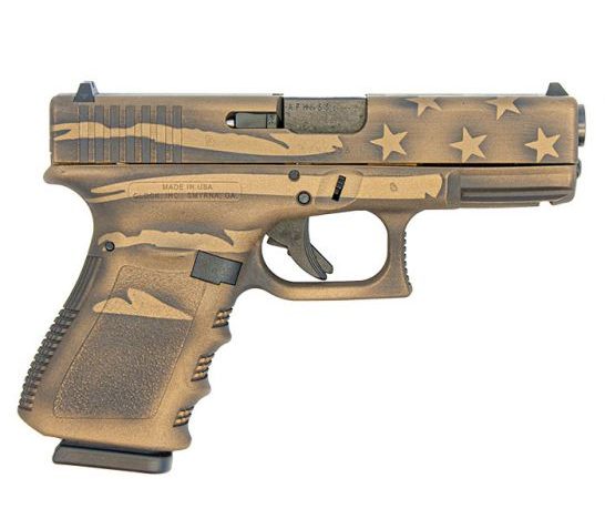 Evolved Tactical G19 Gen3 Midnight Bronze Flag 9mm 4.02" Barrel 15-Rounds