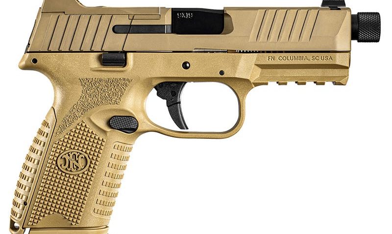 FN 509 Midsize Tactical Flat Dark Earth 9mm 4.5" Barrel 24-Rounds MRD Ready