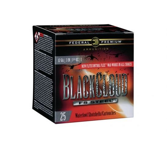 Federal Black Cloud 12ga 3" 1.25 oz. #4 25 Shotshells – PWBX142 4