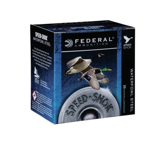 Federal Speed-Shok 12 ga 3" 1.25 oz. #4 25 Shotshells – WF142 4