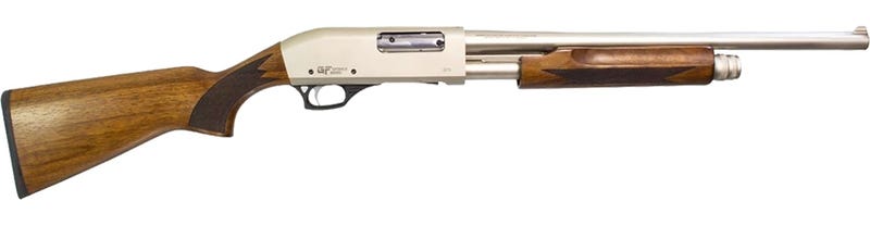 G-Force GF3PN Wood / Nickel 12 GA 18.5" Barrel 3"-Chamber 4-Rounds