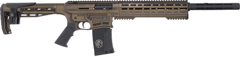 Garaysar Fear 116 Bronze 12 GA 20" Barrel 3"-Chamber 4-Rounds AR Style