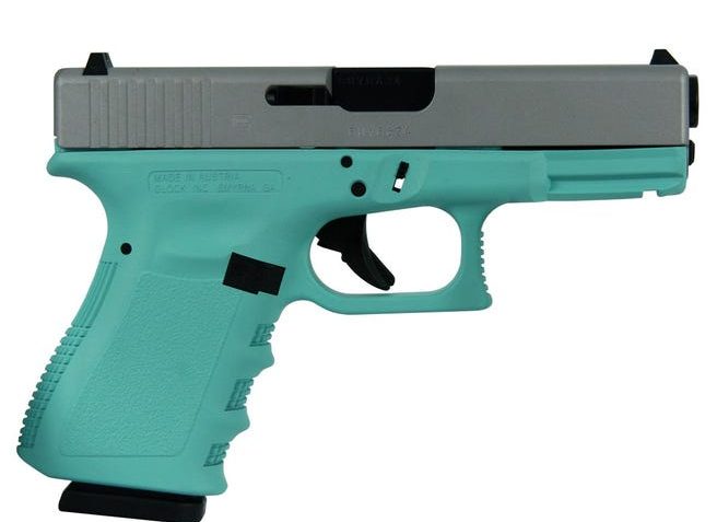 Glock 19 Gen 3 Tiffany Blue / Silver 9mm 4.02" Barrel 15-Rounds