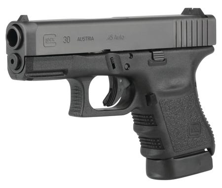 Glock 30 Gen 4 Black .45ACP 3.78-inch 10rd Fixed Sights Refurbished