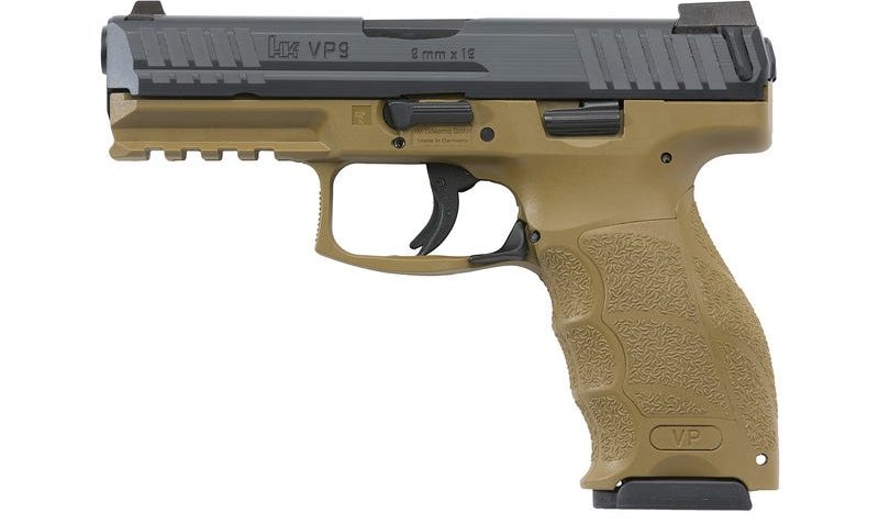 Heckler and Koch VP9 Flat Dark Earth 9mm 4.09" Barrel 10-Rounds Night Sights