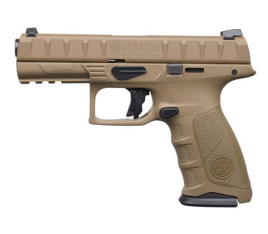 Beretta APX Full Size 9mm 4.9" Pistol, Flat Dark Earth – JAXF92105