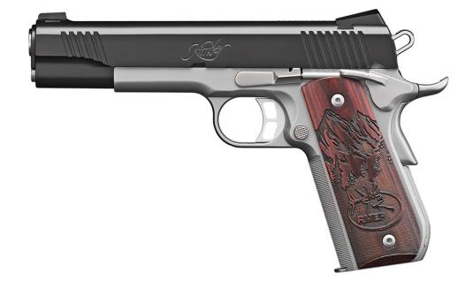 Kimber 10MM Camp Guard 5-inch 8rd Black / Rosewood