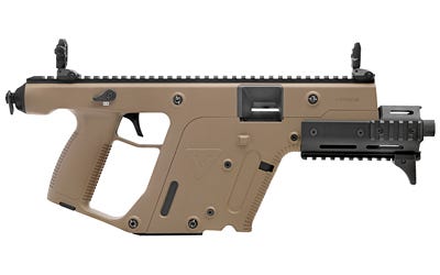 Kriss SDP-E Flat Dark Earth 10mm 6.5" Barrel 15-Rounds Threaded with Front/Rear Flip Sights