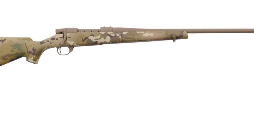 Weatherby Vanguard Multicam 30-06 Springfield, 24" Barrel, Flat Dark Earth, Multicam Synthetic Stock, 4rd