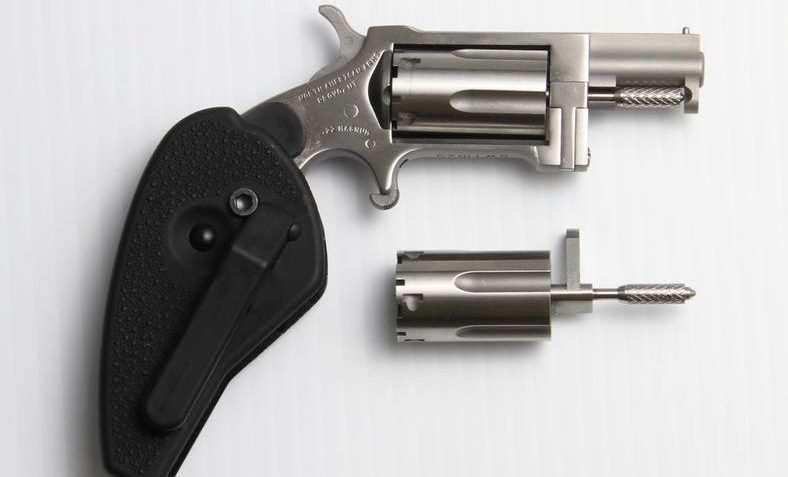 North American Arms Sidewinder Conversion Stainless Steel .22LR/.22WMR 1.125-inch 5 Rds