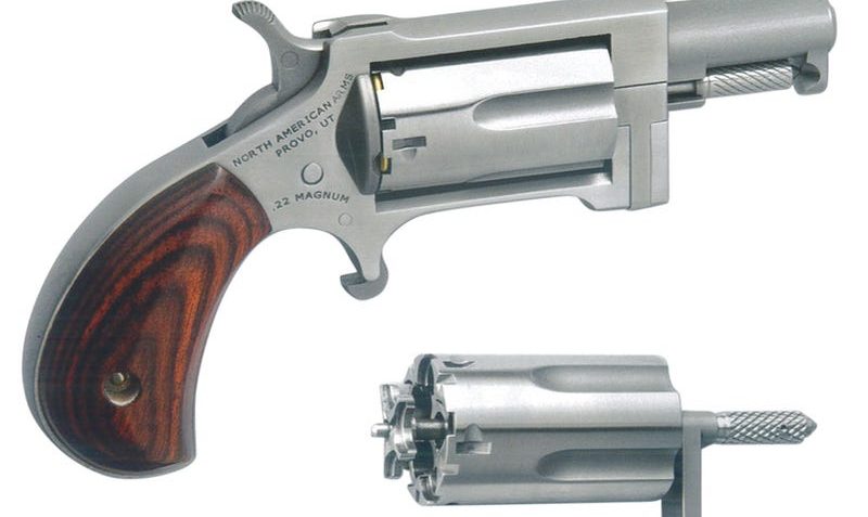 North American Arms Sidewinder Stainless .22 LR / .22 Mag 1.5" Barrel 5-Rounds