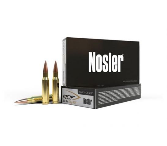 Nosler Match Grade RDF 300 Winchester Magnum 210 gr HPBT 20 Rounds Ammunition – 60158