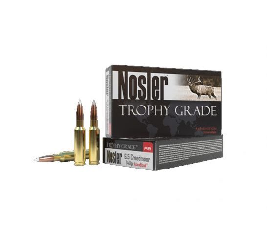 Nosler Trophy Grade 6.5 Creedmoor 140 gr AccuBond 20 Rounds Ammunition – 60080