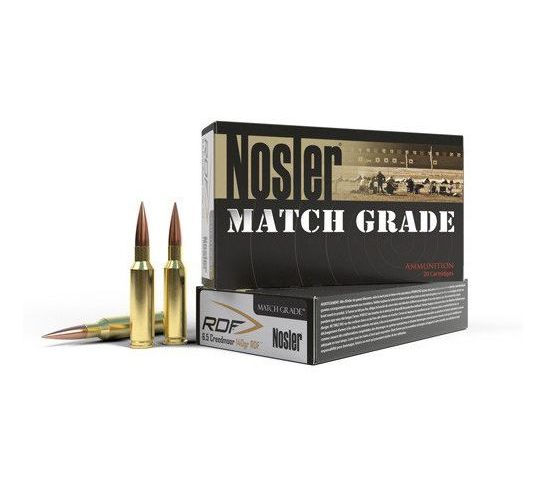 Nosler Match Grade 6.5 Creedmoor 140gr RDF HPBT 20 Rounds Ammunition – 60115