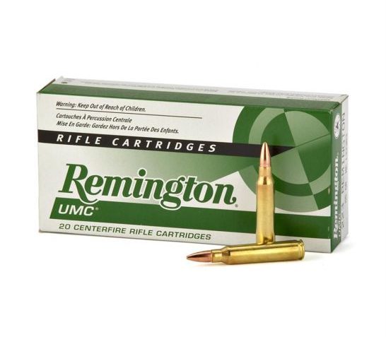 Remington UMC .223 Rem 55gr FMJ Rifle Ammunition 20rds – L223R3