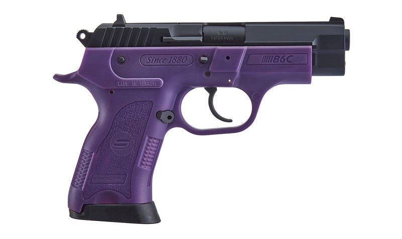 SAR USA B6C Violet 9mm 3.8" Barrel 13-Rounds Contrast Sights