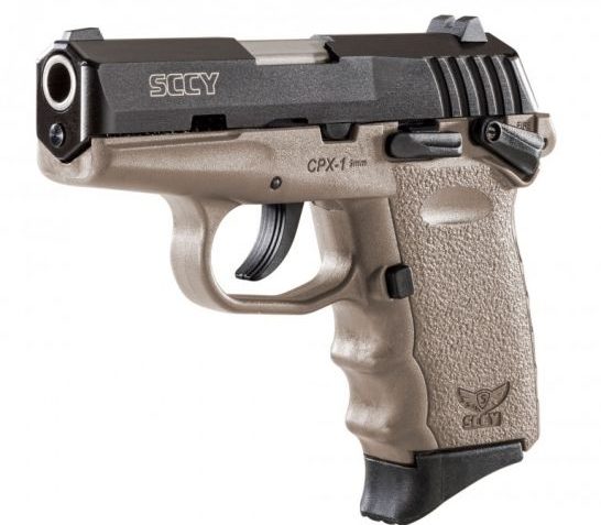 SCCY CPX-1 9mm Black / Flat Dark Earth Pistol with Safety – CPX 1CBDE