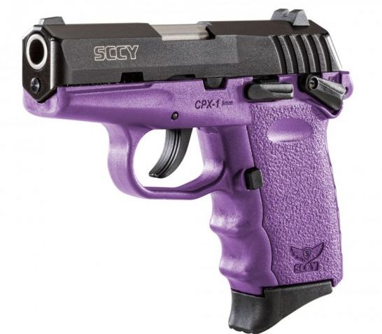 SCCY CPX-1 9mm Black / Purple Pistol with Safety – CPX 1CBPU