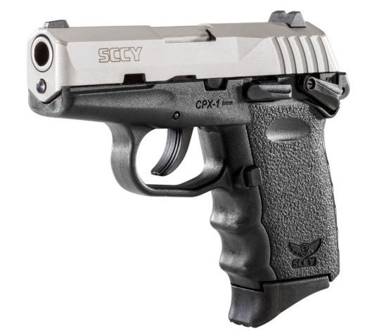 SCCY CPX-1 9mm Stainless / Black Pistol with Safety – CPX 1TT