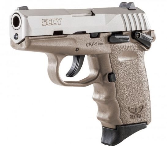 SCCY CPX-1 9mm Stainless / Flat Dark Earth Pistol with Safety – CPX 1TTDE