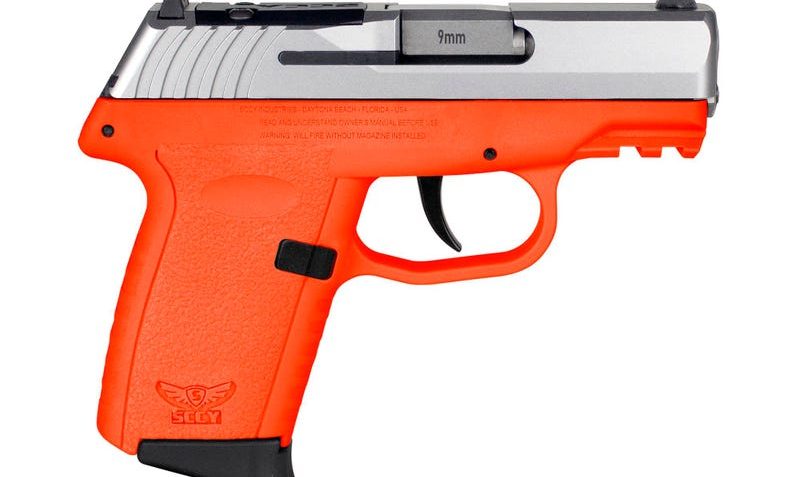 SCCY CPX-2 Orange/Stainless 9mm 3.1" Barrel 10 Rounds Optics Ready