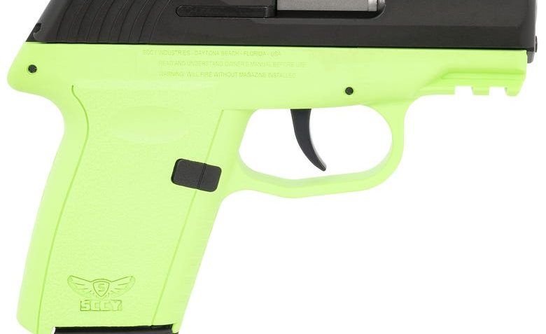 SCCY CPX-2 Gen3 Lime Green 9mm 3.1" Barrel 10-Rounds