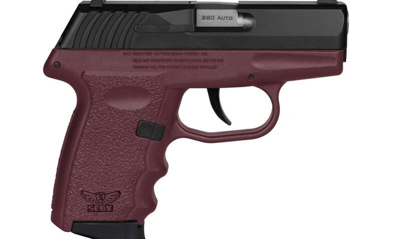 SCCY CPX-3 Crimson .380 ACP 3.1" Barrel 10-Rounds