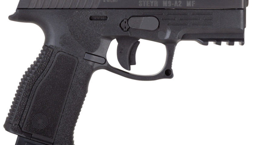 Steyr Arms M9-A2 MF 9mm 4" 17rd Black Polymer Frame Black Steel Slide Black Interchangeable Backstrap Grip