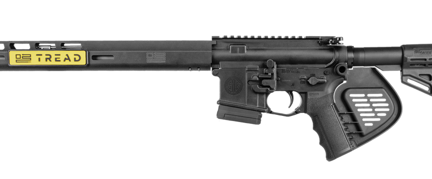 Sig M400 Tread *CA Compliant* 223 Rem/5.56x45mm, 16" Barrel, Black Hard Coat Anodized, Fixed All Weather Skeletonized Stock, 10rd