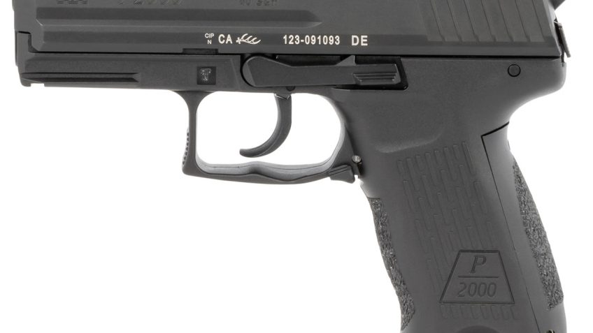 HK P2000, V3 .40 S&W, 3.6" Barrel, Night Sights, Decocker, Black, 10rd