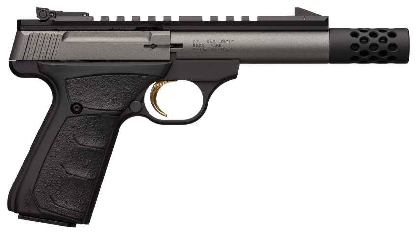 Browning Buck Mark Field Target SR .22 LR, 4.4" Barrel, Ultragrip FX, Tungsten, 10rd