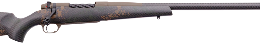 Weatherby Mark V Backcountry 2.0 Carbon 300 Weatherby Mag, 26" Barrel, Carbon Fiber #4 Contour, Cerakote, Patriot Brown, Carbon Fiber Stock, Dark Green Brown Accents, Muzzle Brake (adds 2"), 3rd