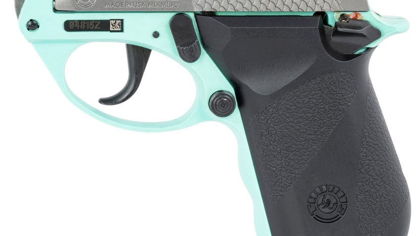 Taurus PT-22 .22 LR, 2.8" Barrel, SS Barrel/Slide, Cyan Polymer Frame, 8rd