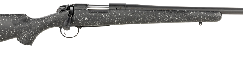 Bergara B-14 Ridge 7mm-08 Rem, 24" Barrel, Black Cerakote Rec/Barrel Gray Speck Black Molded Fixed Synthetic Stock, 4rd