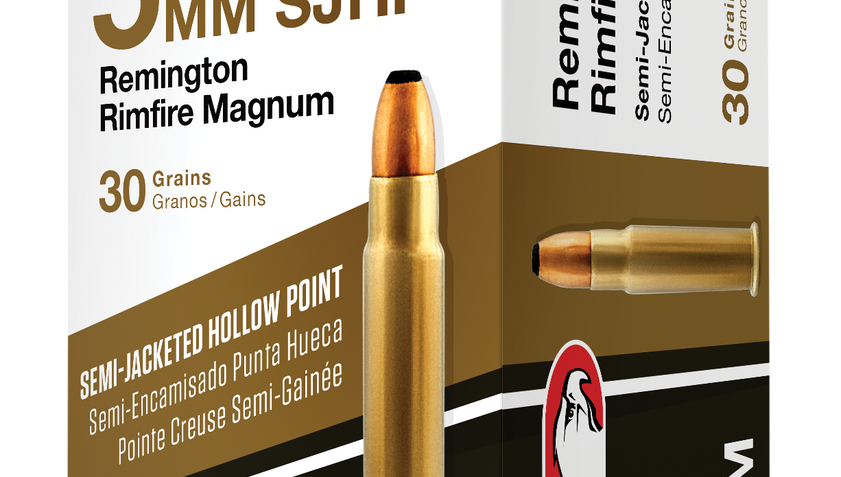 Aguila 5mm Remington Rimfire Magnum 30gr SJHP Rimfire Ammo – 50 Rounds