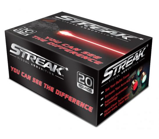 Ammo Inc STREAK .300 AAC Blackout 220gr TMJ Tracer Practice Ammo, 20 Rounds – 300B220TMC-STRK-RED