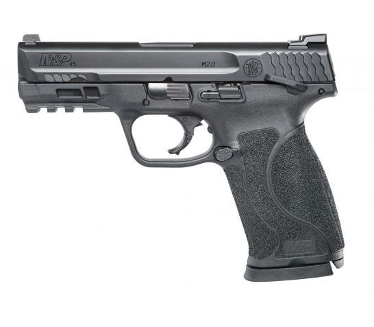 S&W M&P45 M2.0 Compact .45 ACP Pistol With Thumb Safety, Black – 12105