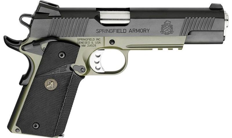 Springfield Loaded Operator MC Black / OD Green .45 ACP 5-inch 8Rds