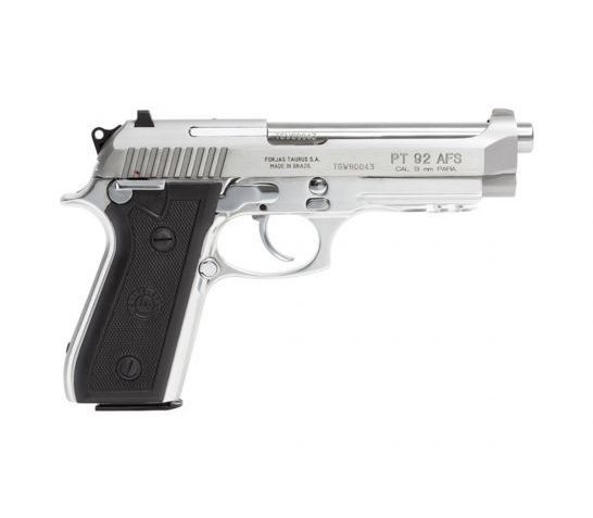 Taurus PT92 9mm Pistol, Stainless Steel – 1-92015917